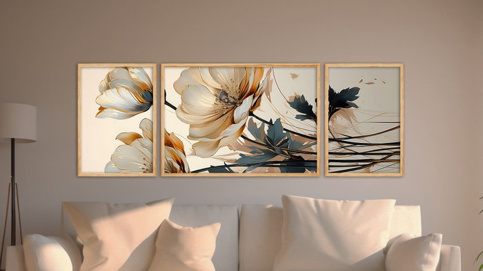 Wallity Huhu303 Conjunto de 3 Cuadros Decorativos Multicolor Wallity Huhu303 Conjunto de 3 Cuadros Decorativos Multicolor